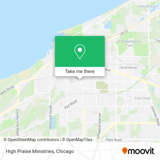 High Praise Ministries map