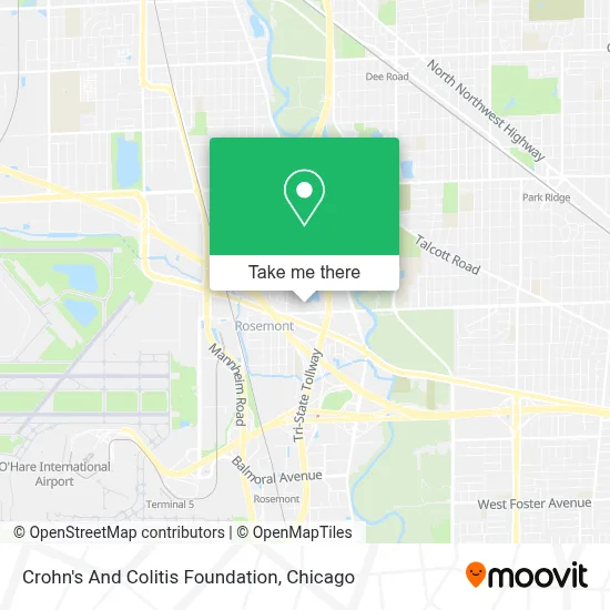 Crohn's And Colitis Foundation map