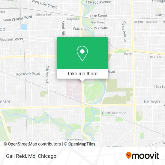 Gail Reid, Md map