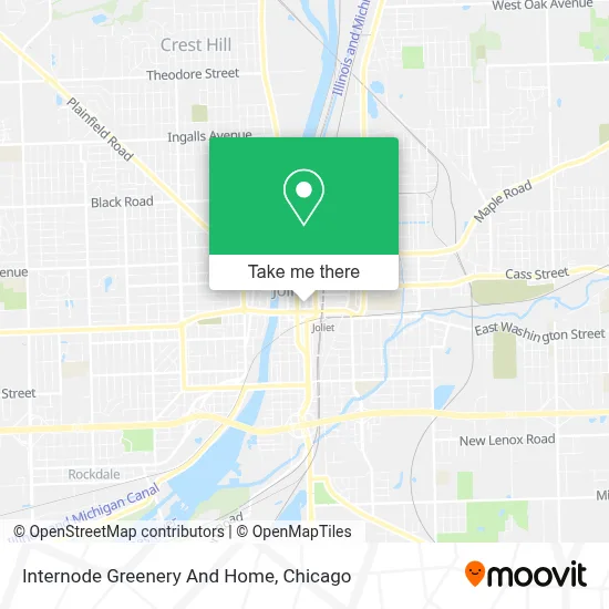 Internode Greenery And Home map