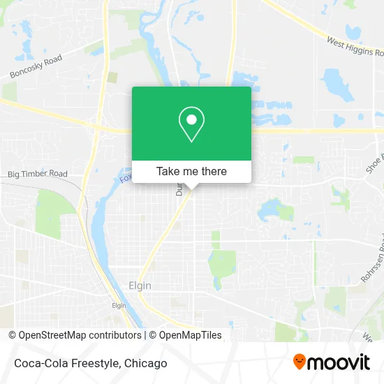 Coca-Cola Freestyle map