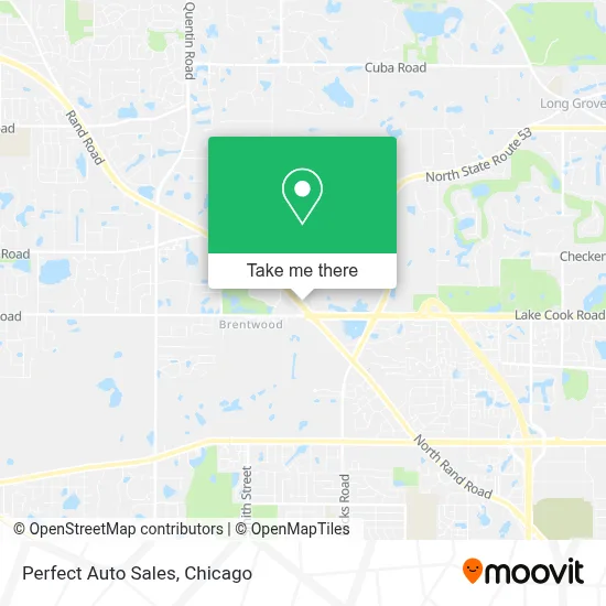 Perfect Auto Sales map