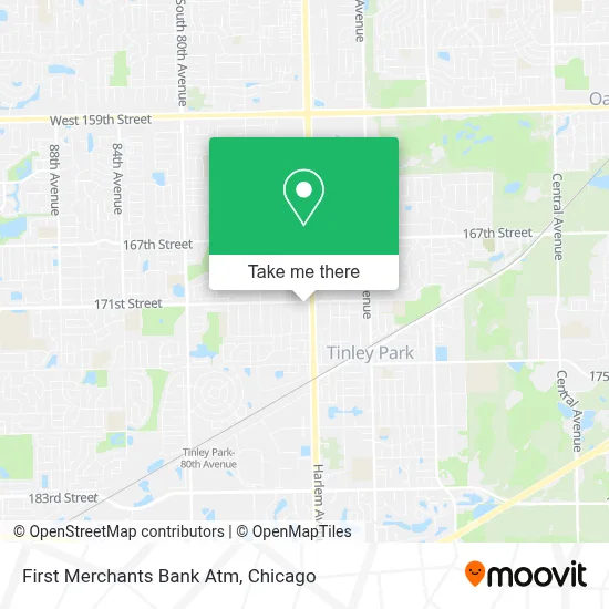 First Merchants Bank Atm map