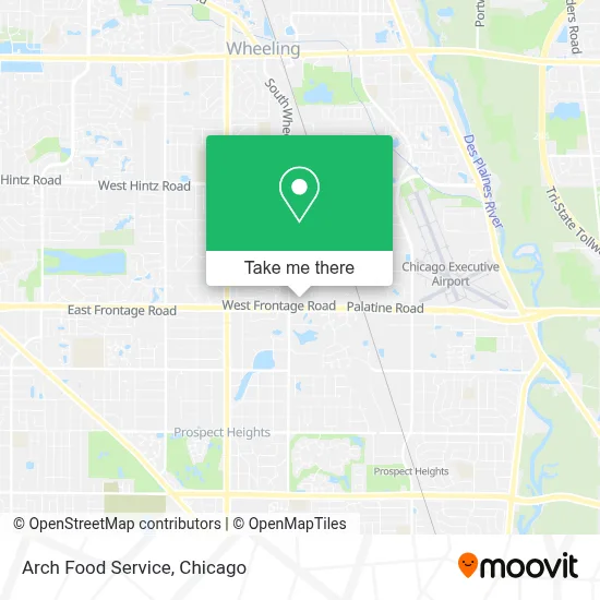 Arch Food Service map
