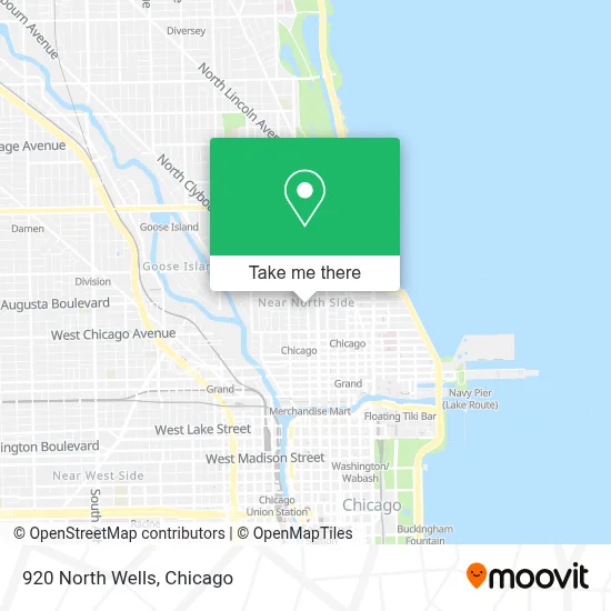 920 North Wells map