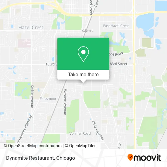 Dynamite Restaurant map