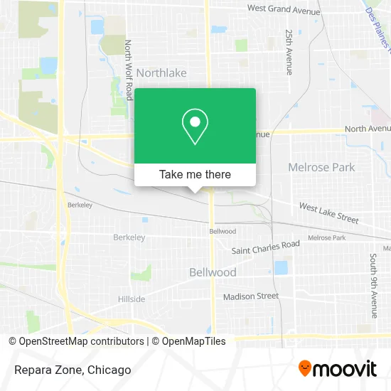 Repara Zone map
