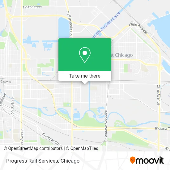 Progress Rail Services map