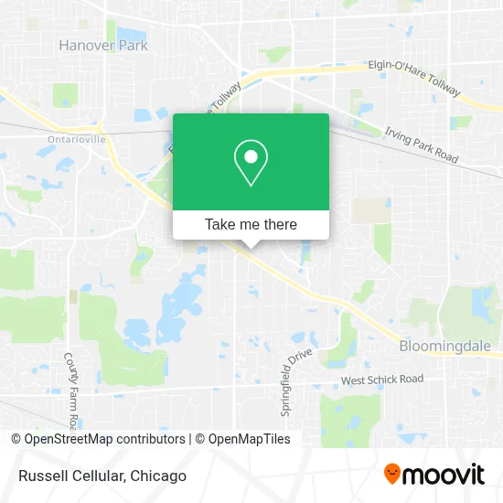 Russell Cellular map