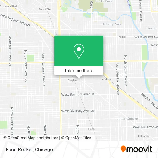 Food Rocket map