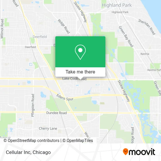 Cellular Inc map