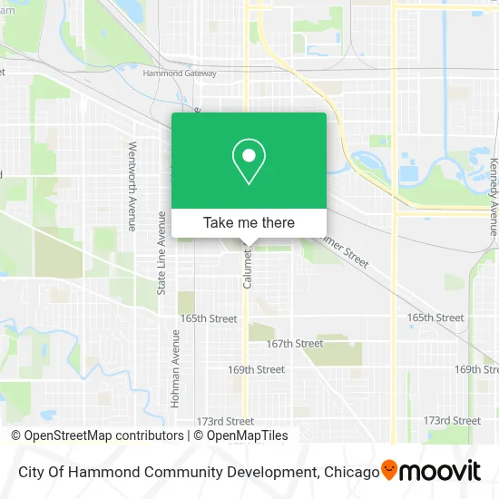 City Of Hammond Community Development map