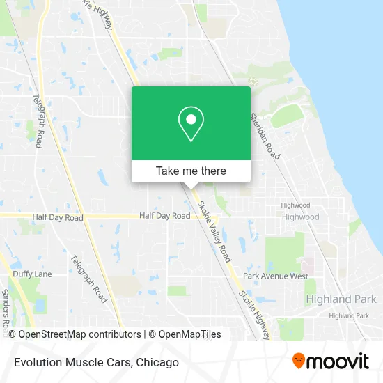 Evolution Muscle Cars map