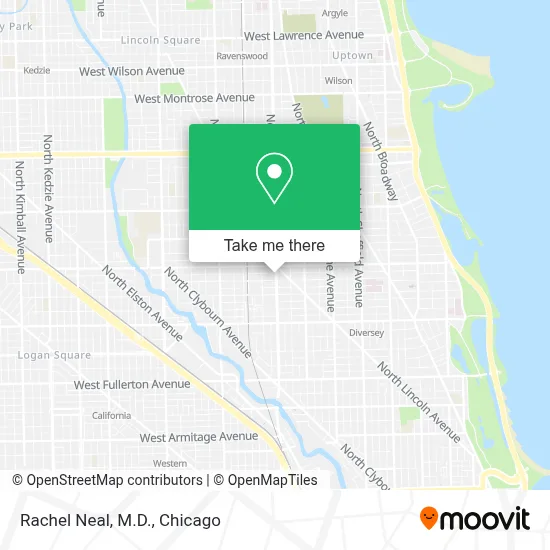 Rachel Neal, M.D. map