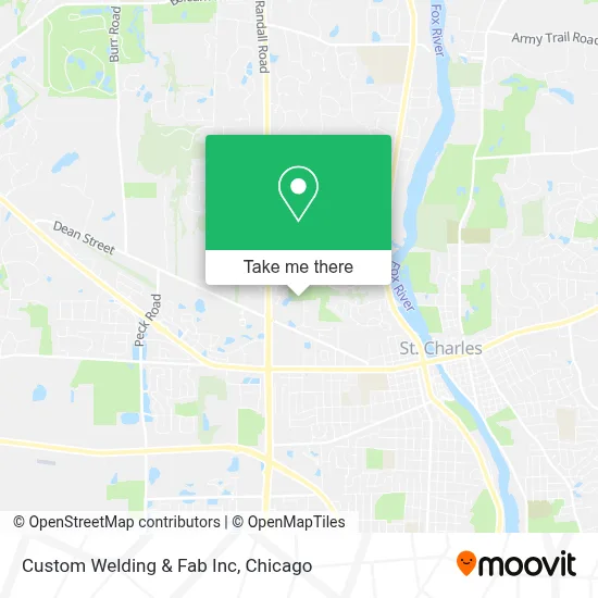 Custom Welding & Fab Inc map