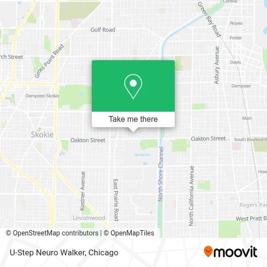 U-Step Neuro Walker map