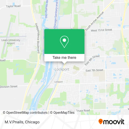 M.V.Pnails map