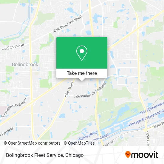Bolingbrook Fleet Service map