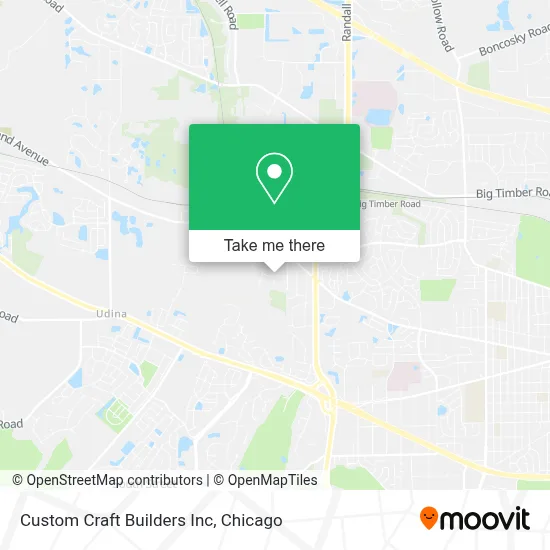Custom Craft Builders Inc map