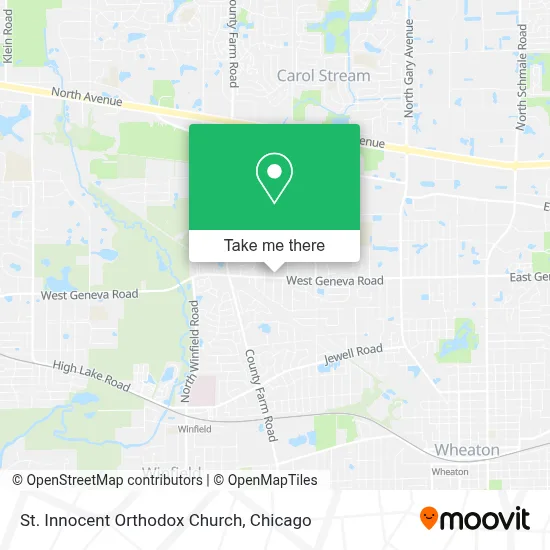 St. Innocent Orthodox Church map