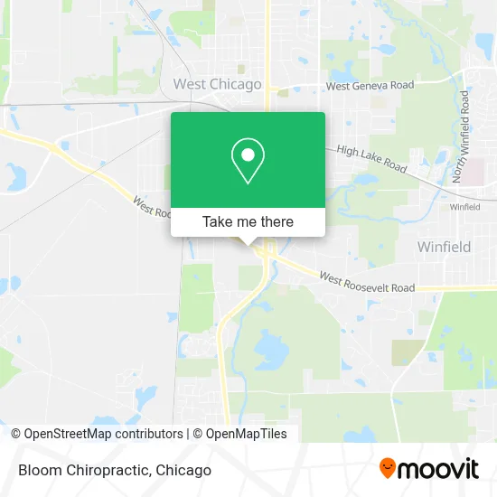 Bloom Chiropractic map