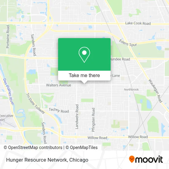 Hunger Resource Network map