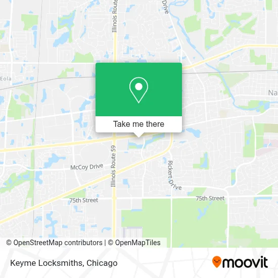 Keyme Locksmiths map
