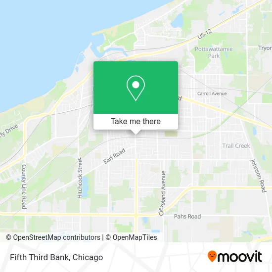 Fifth Third Bank map