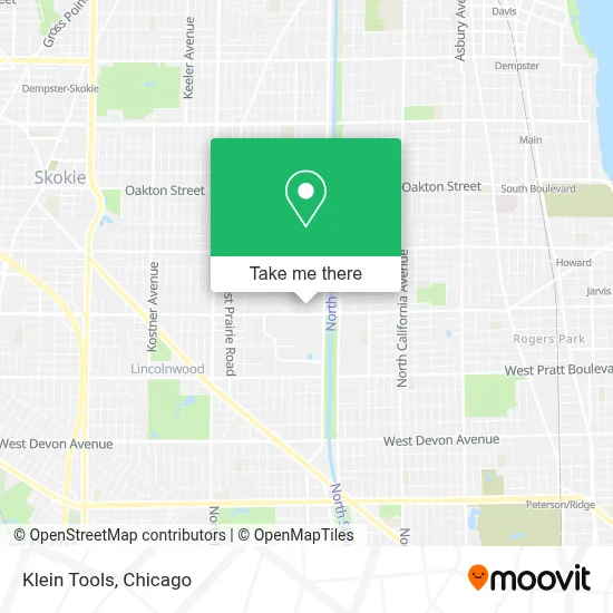 Klein Tools map