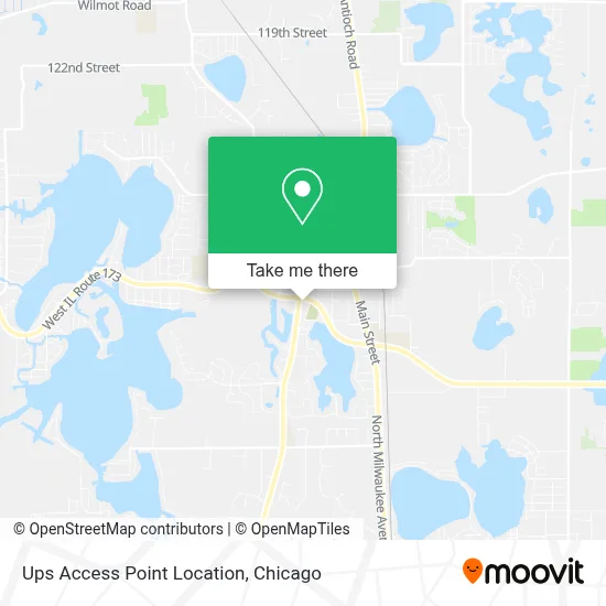 Ups Access Point Location map