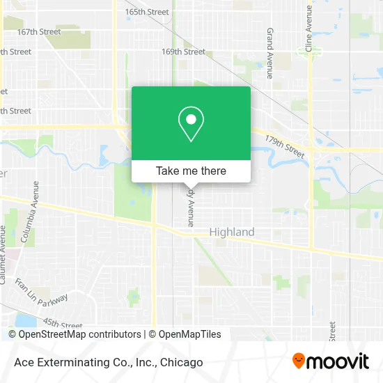 Ace Exterminating Co., Inc. map
