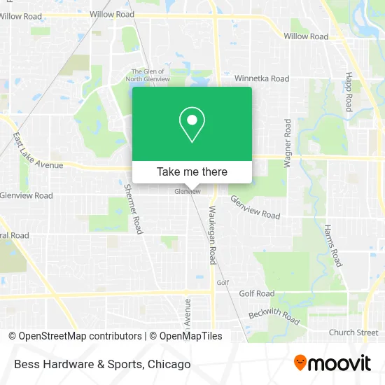 Bess Hardware & Sports map