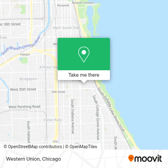 Western Union map