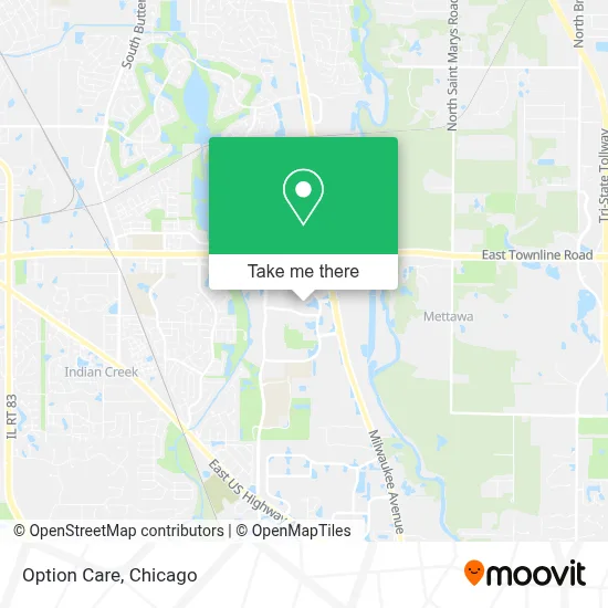 Option Care map