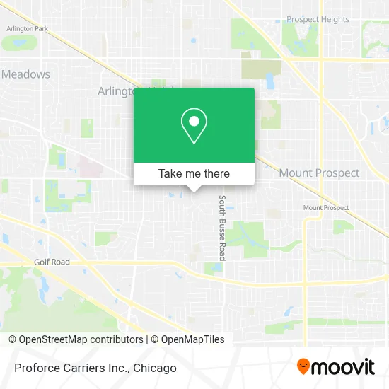 Proforce Carriers Inc. map