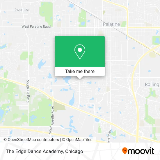 The Edge Dance Academy map