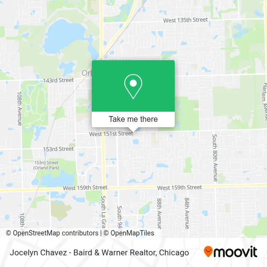 Jocelyn Chavez - Baird & Warner Realtor map
