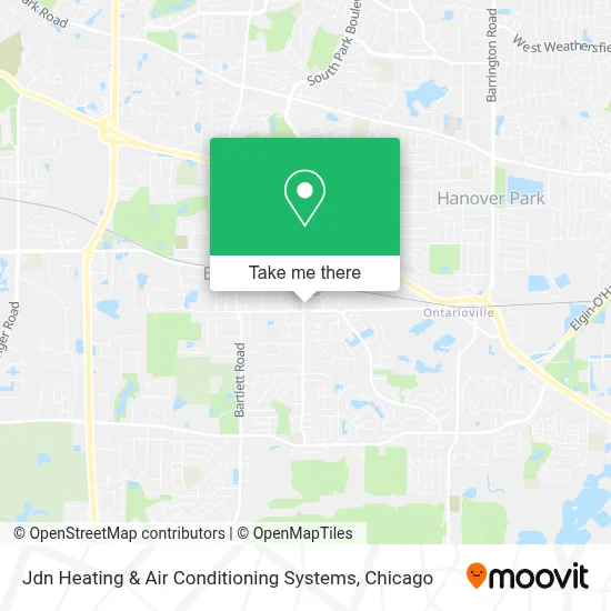 Jdn Heating & Air Conditioning Systems map