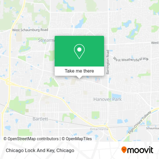 Chicago Lock And Key map