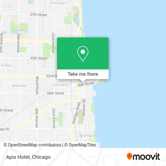 Apis Hotel map