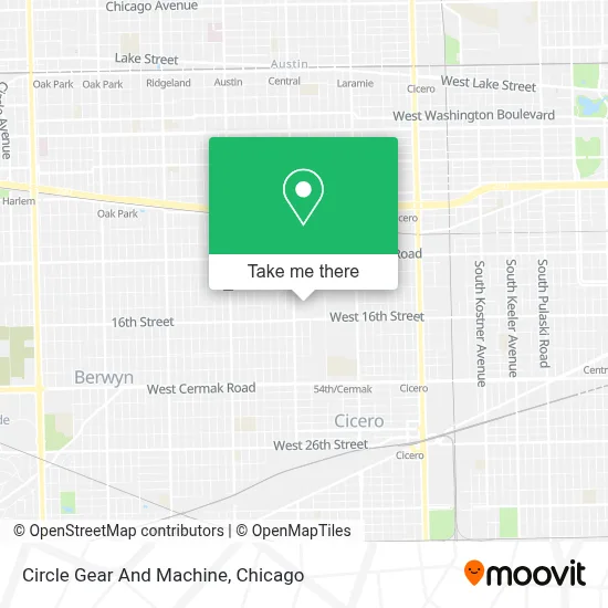 Circle Gear And Machine map