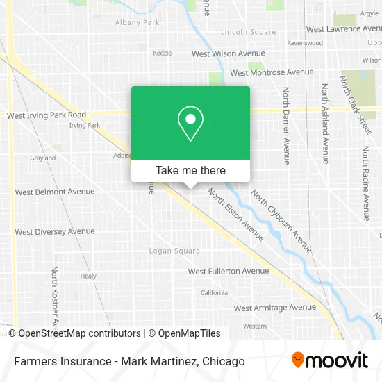 Farmers Insurance - Mark Martinez map