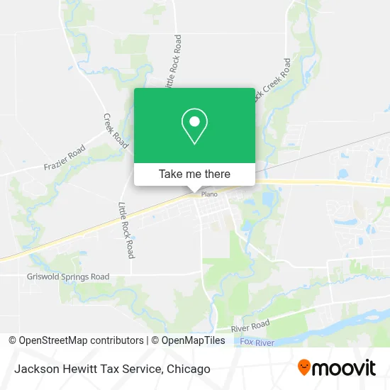 Jackson Hewitt Tax Service map