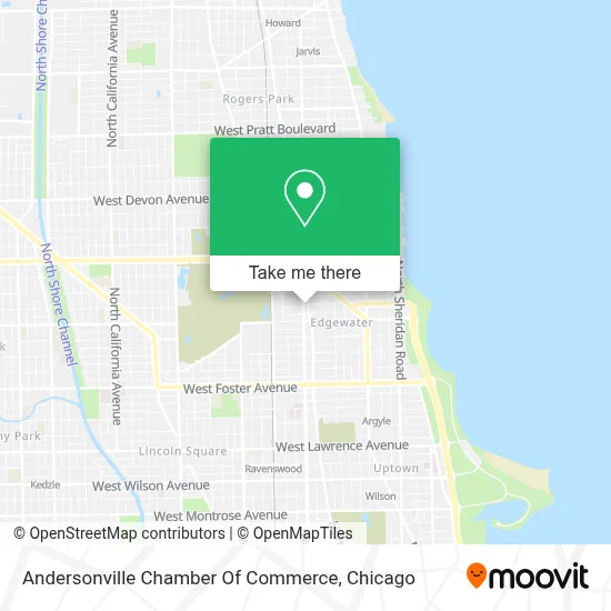 Andersonville Chamber Of Commerce map
