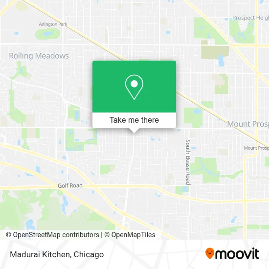 Madurai Kitchen map