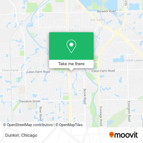 Dunkin' map