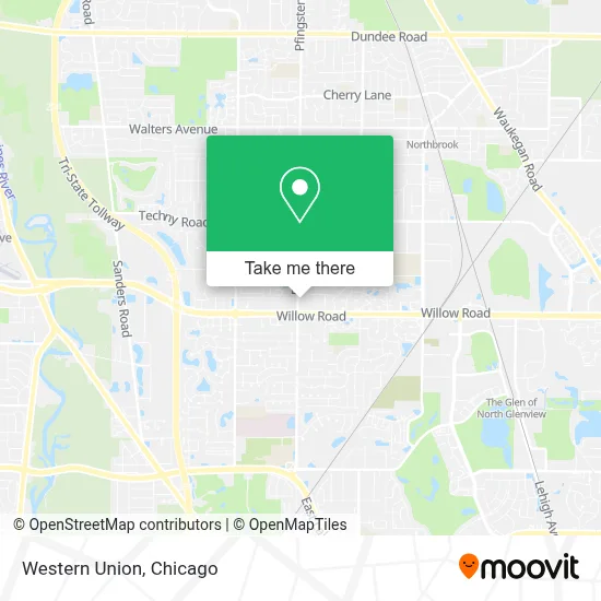 Western Union map