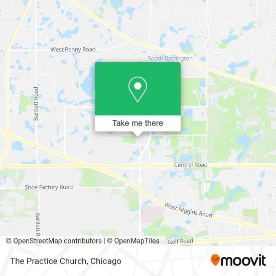 The Practice Church map