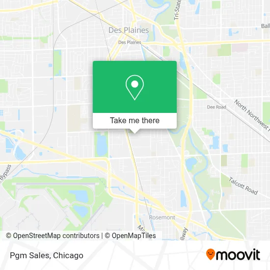 Pgm Sales map