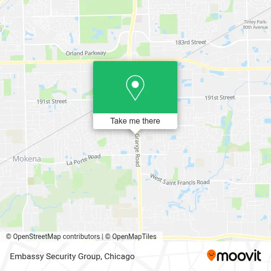 Embassy Security Group map